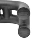 3" Tube Bumper End Cap Pair - Black