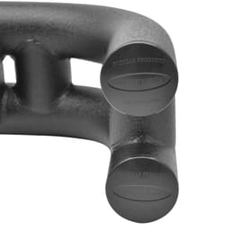 3" Tube Bumper End Cap Pair - Black