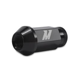 Aluminum Locking Lug Nuts M12x1.25, Black, 20pc Set