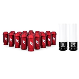 Aluminum Locking Lug Nuts M12x1.25, Blue, 20pc Set