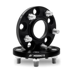 Wheel Spacers, Black, 5x100, 56.1 Center Bore, M12x1.25, 15mm