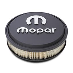14" Air Cleaner KitAluminumBlack CrinkleRaised & Machined MOPAR Emblem