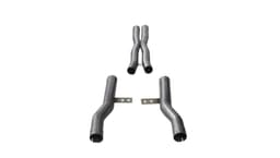 2.75in. X-Pipe Resonator Delete Kit